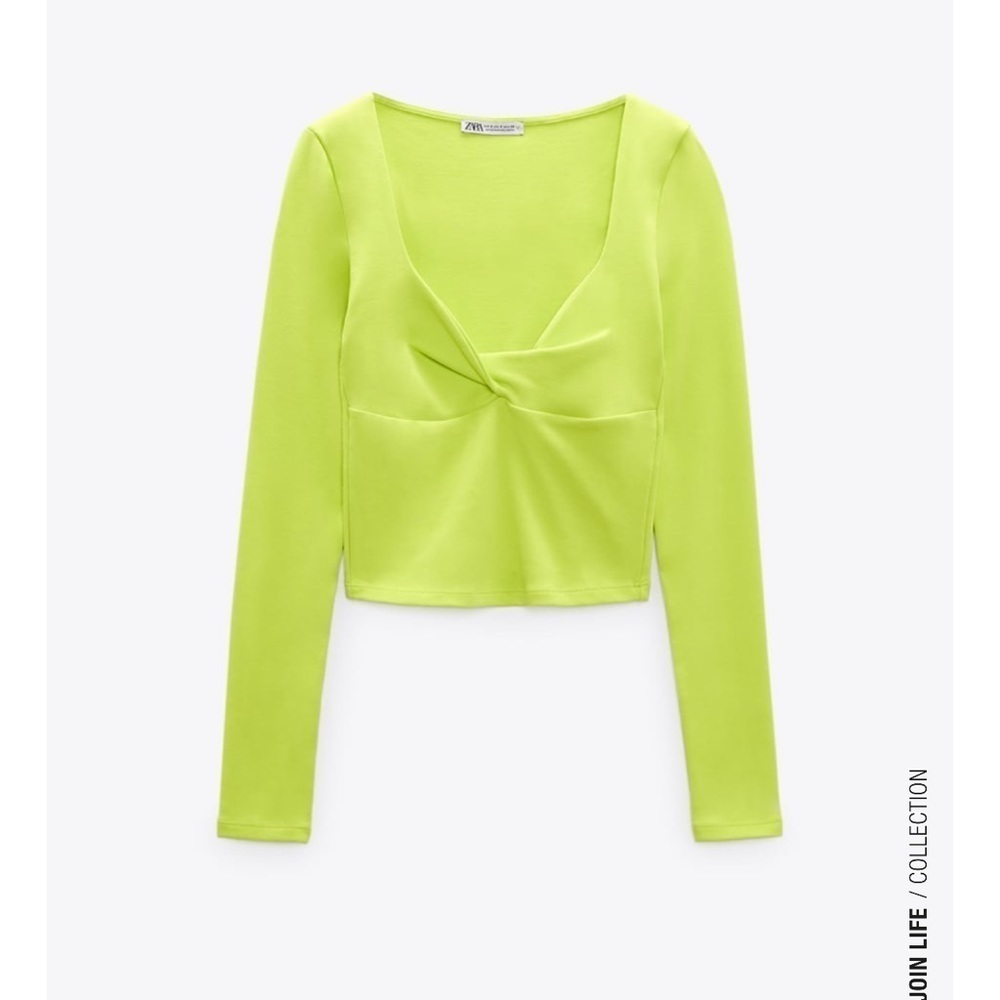 𝅺ZARA KNOTTED TOP - Picture 3 of 5